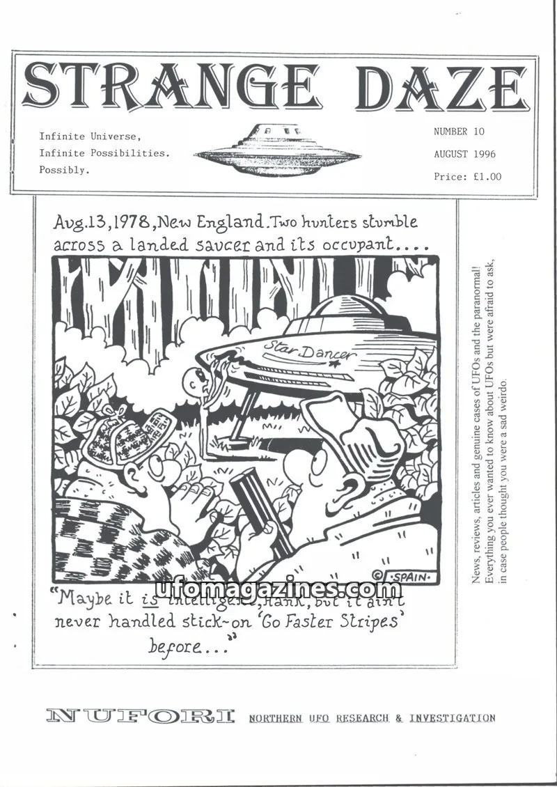 Cover of Strange Daze (Dixon) issue 10: STRANGE DAZE