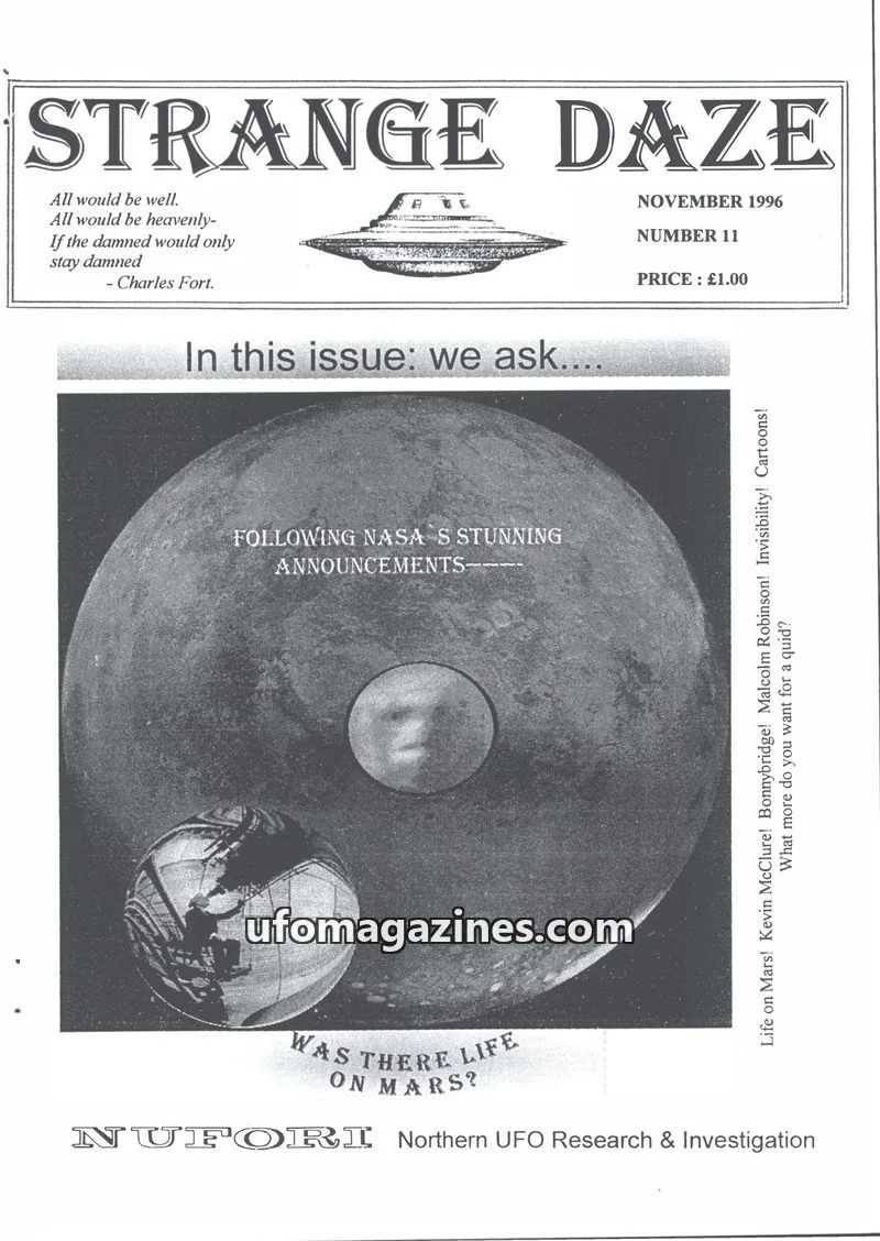 Cover of Strange Daze (Dixon) issue 11: STRANGE DAZE