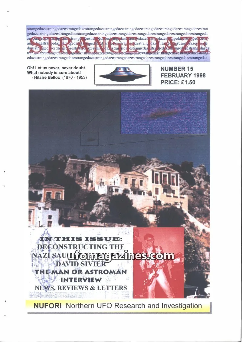Cover of Strange Daze (Dixon) issue 15: STRANGE DAZE