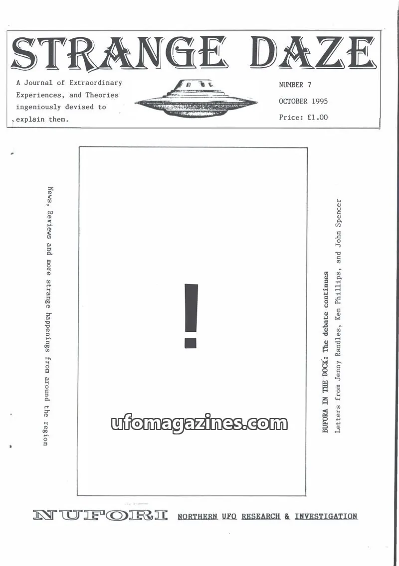 Cover of Strange Daze (Dixon) issue 7: STRANGE DAZE