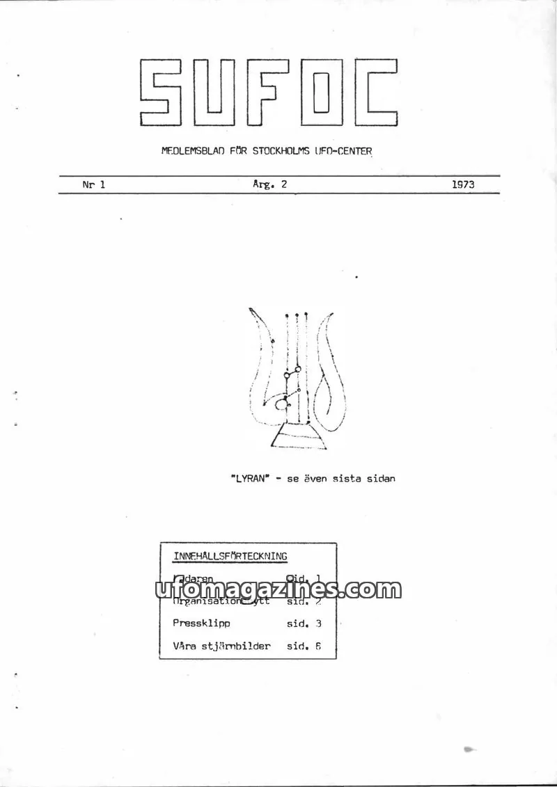 Cover of SUFOC issue 1: SUFOC