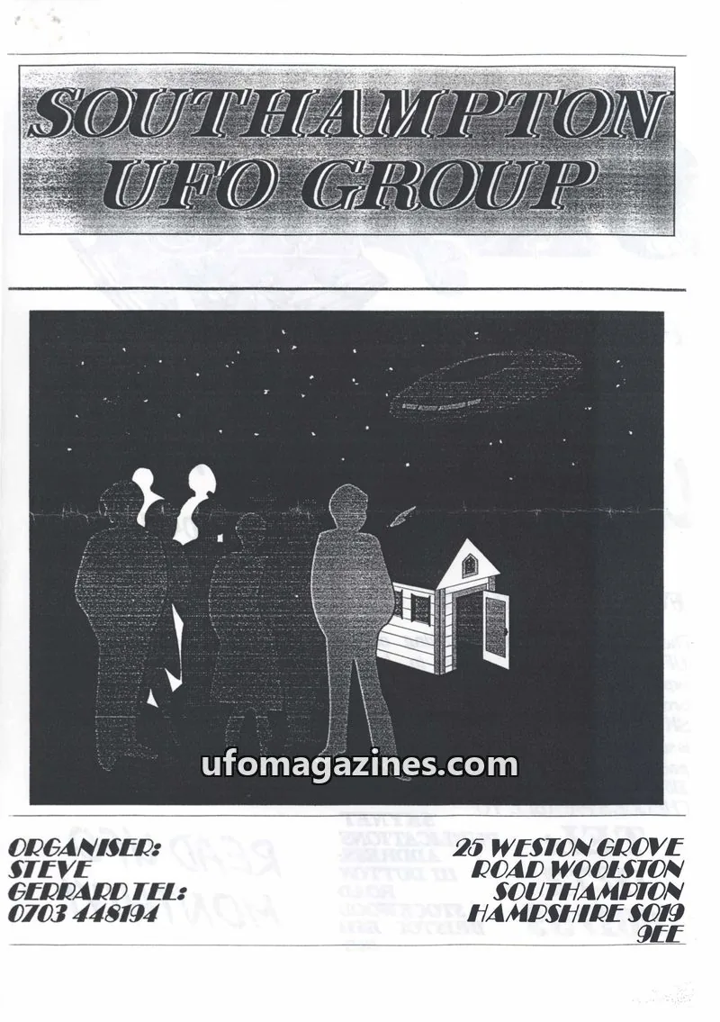 Cover of Southampton UFO Group issue 45: SOUTHAMPTON UFO GROUP