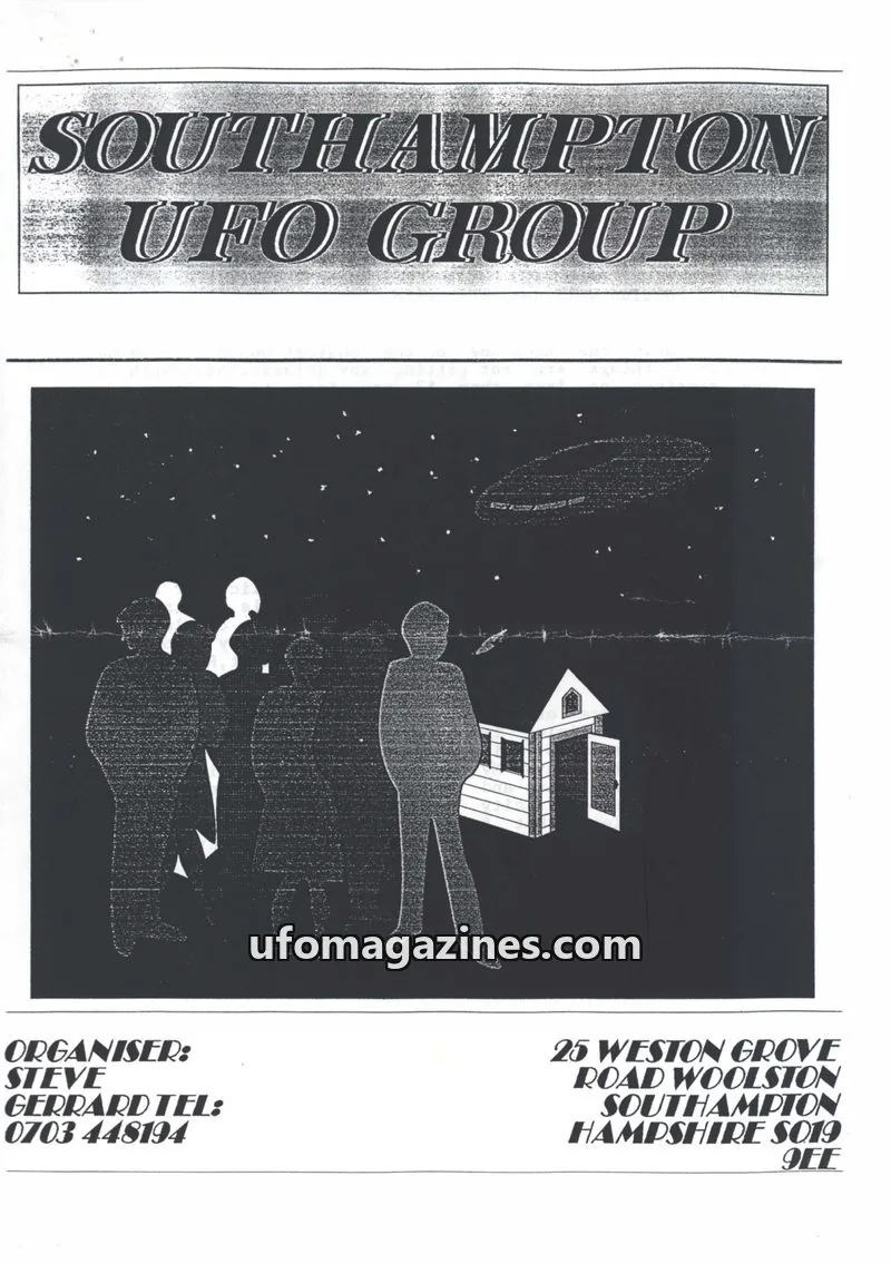 Cover of Southampton UFO Group issue 48: SOUTHAMPTON UFO GROUP