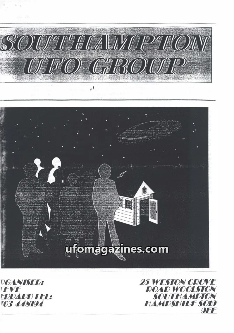 Cover of Southampton UFO Group issue 49: SOUTHAMPTON UFO GROUP