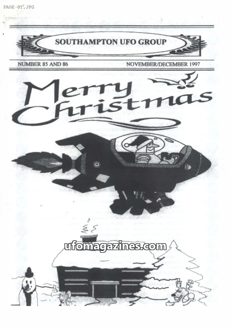 Cover of SOUTHAMPTON UFO GROUP issue 85 AND 86: SUFOG NEWSLETTER