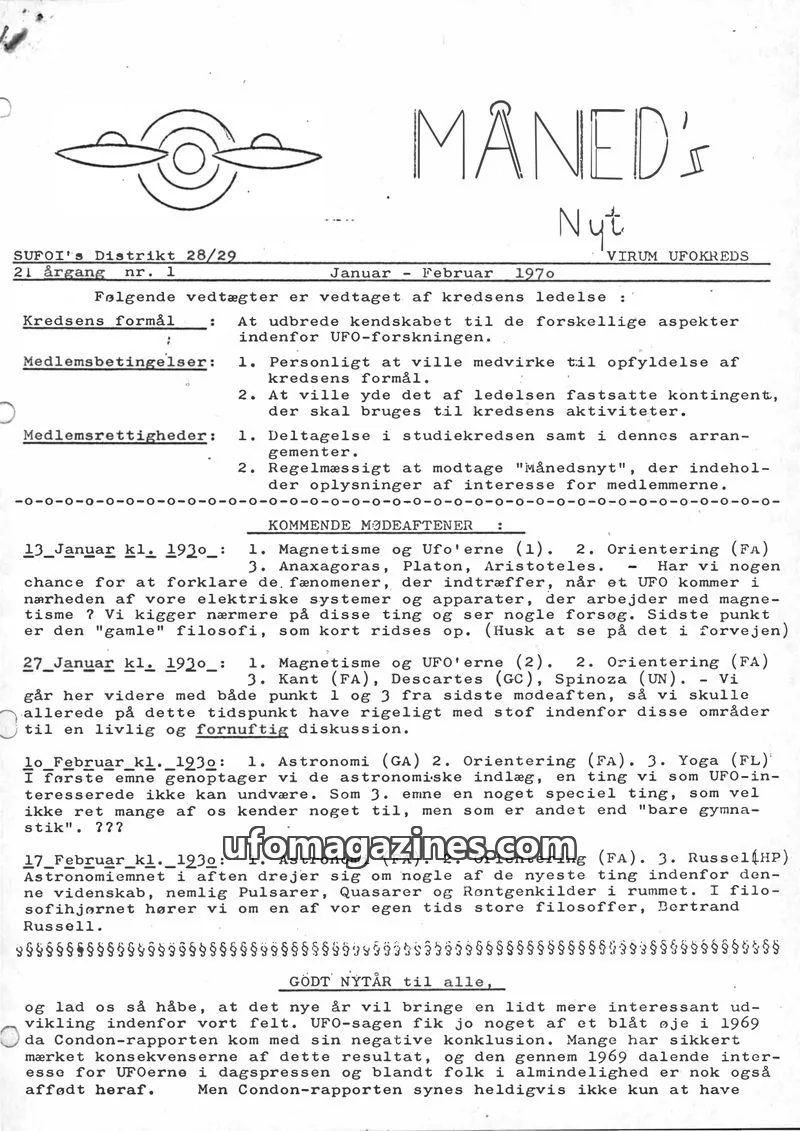 Cover of SUFOI Maneds Nyt issue 1: MÅNED's Nut