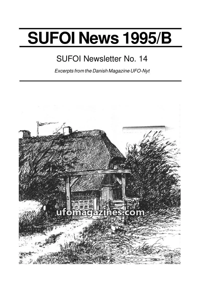 Cover of SUFOI News (in English) issue No. 14: SUFOI News 1995/B