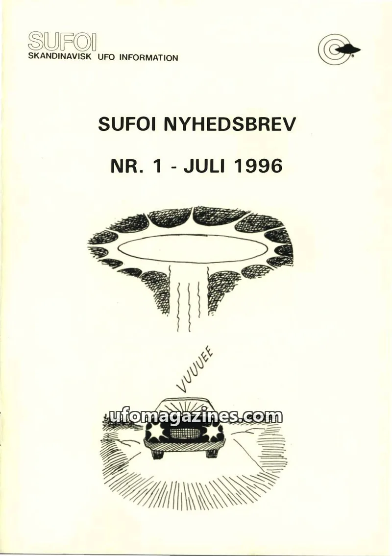 Cover of SUFOI issue 1: SUFOI NYHEDSBREV