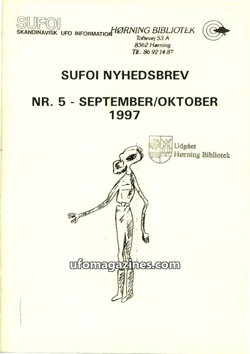 Cover of SUFOI issue 5: SUFOI NYHEDSBREV