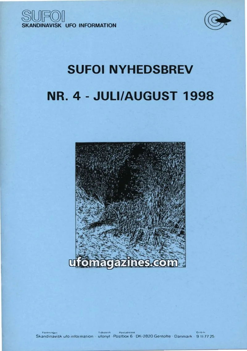 Cover of SUFOI issue 4: SUFOI NYHEDSBREV