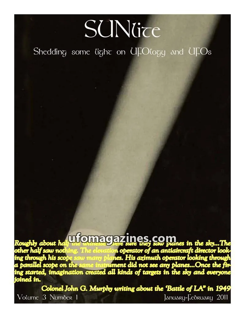 Cover of SUNlite (Tim Printy) issue Volume 3 Number 1: SUNlite