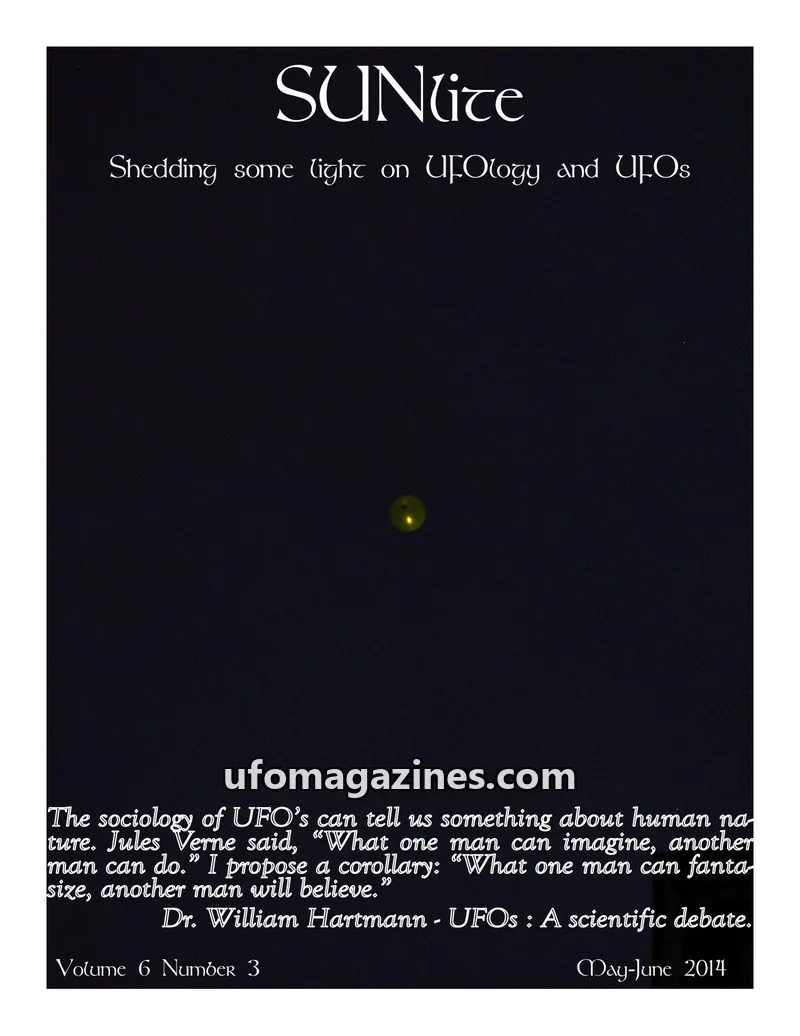 Cover of MUFON issue 3: SUNlite