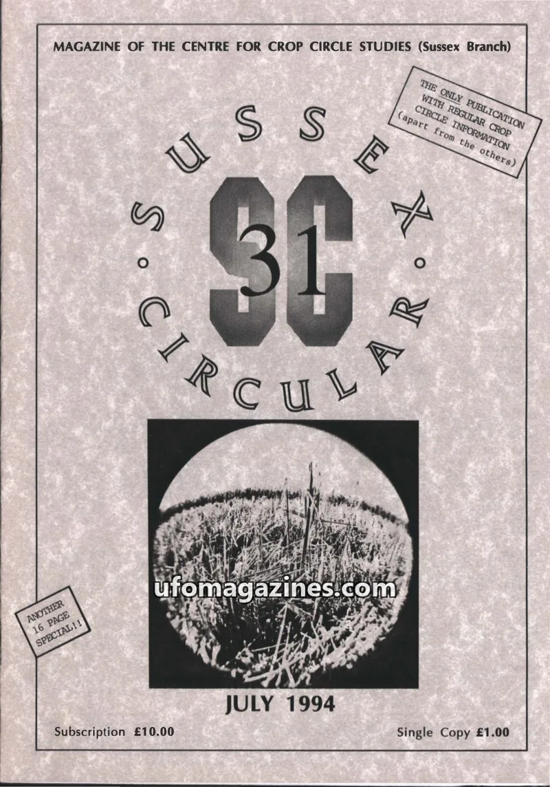 Cover of Sussex Circular (Andy Thomas) issue 31: Sussex Circular
