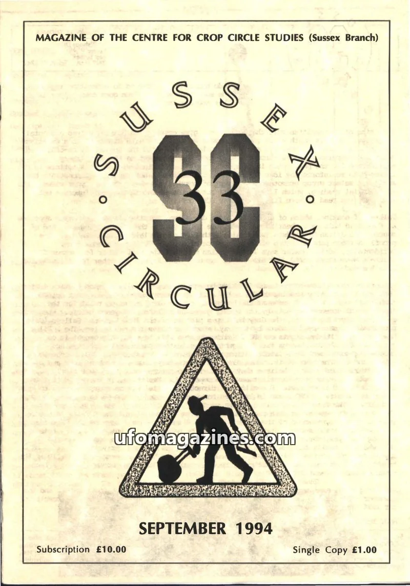 Cover of Sussex Circular (Andy Thomas) issue 33: SUSSEX CIRCULAR