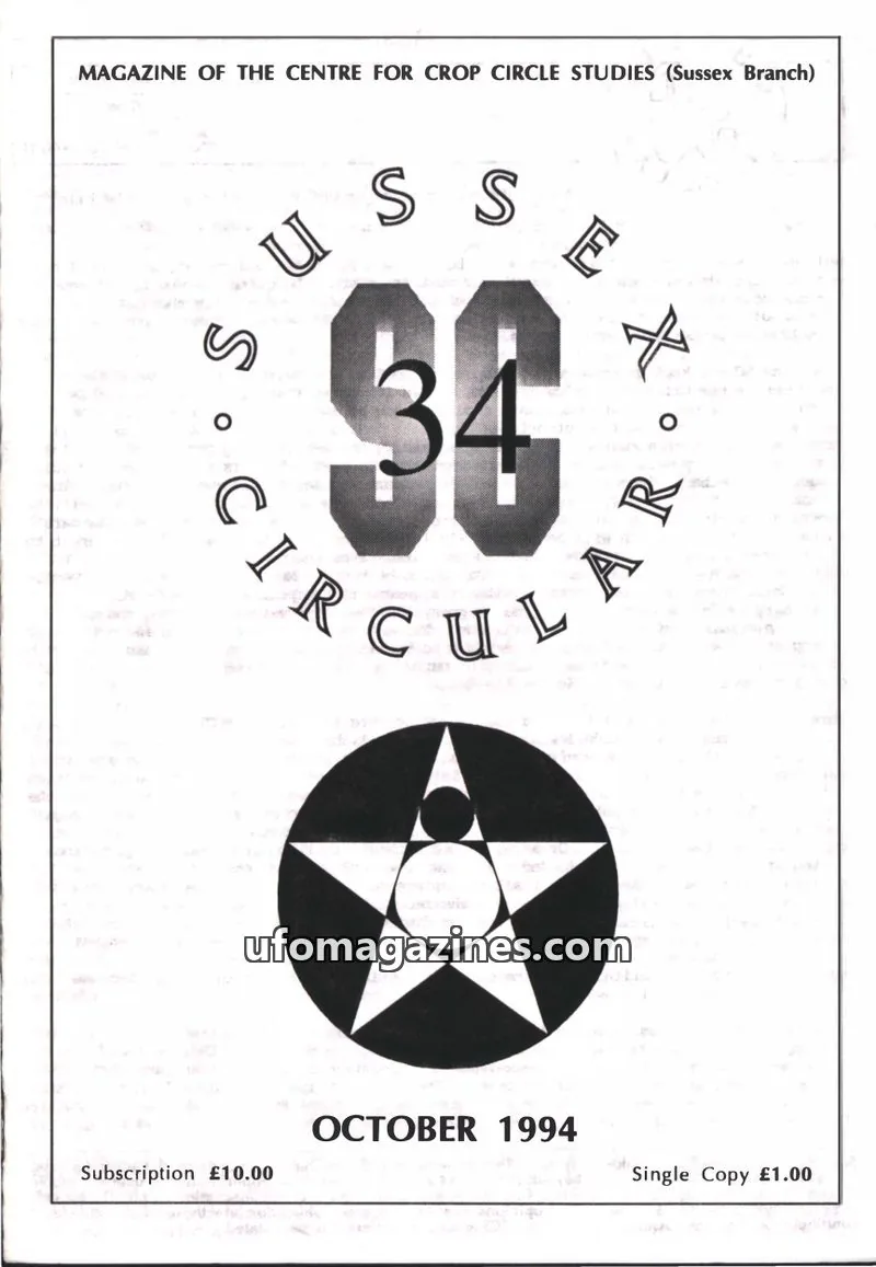 Cover of Sussex Circular (Andy Thomas) issue 34: SUSSEX CIRCULAR