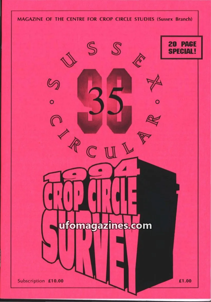 Cover of Sussex Circular (Andy Thomas) issue 1994: SUSSEX CIRCULAR