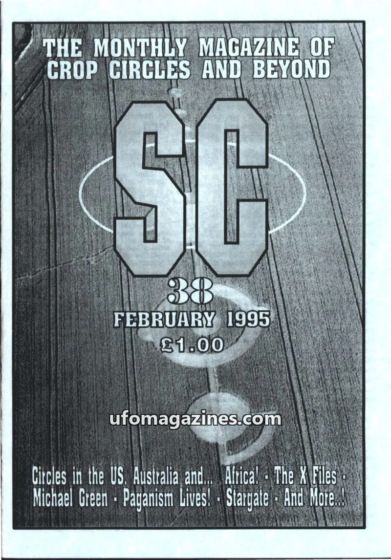 Cover of Sussex Circular (Andy Thomas) issue 38: THE MONTHLY MAGAZINE OF CROP CIRCLES AND BEYOND