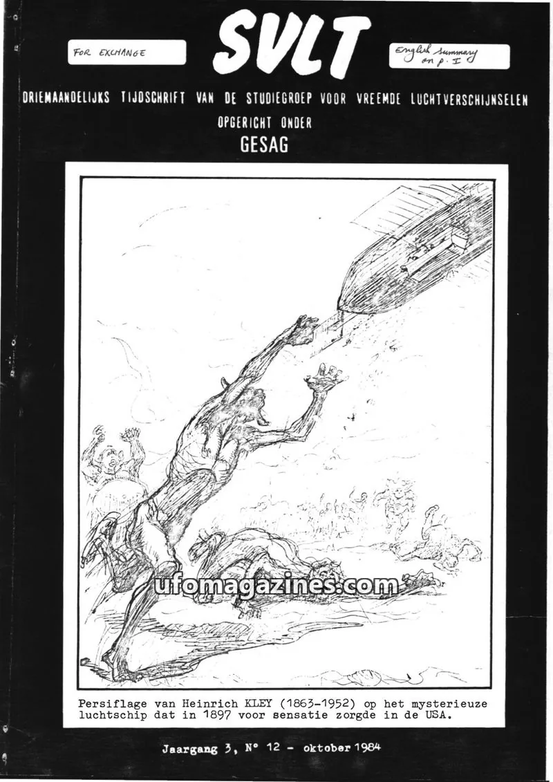Cover of SVL Tijdschrift issue 12: SVLT