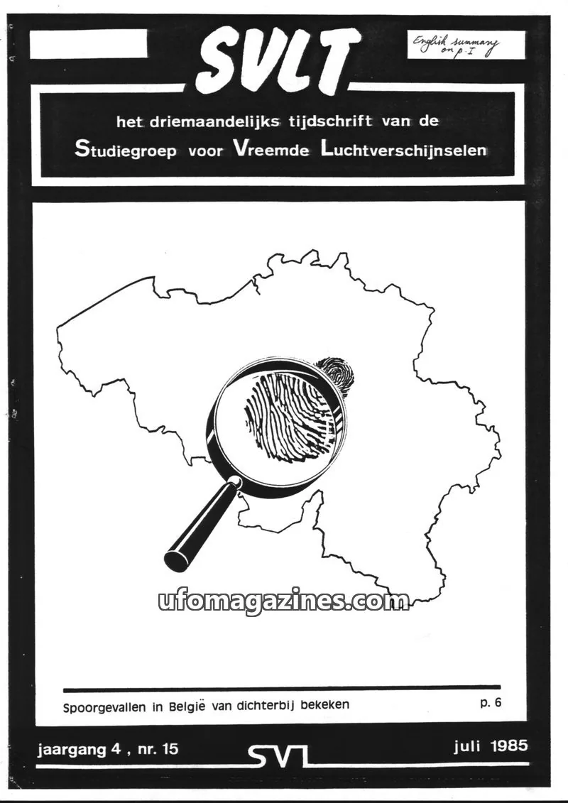 Cover of SVL Tijdschrift issue nr. 15: SVLT