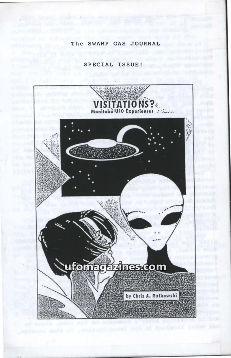 Cover of Swamp Gas Journal issue Volume 4, Number 6*: The Swamp Gas Journal