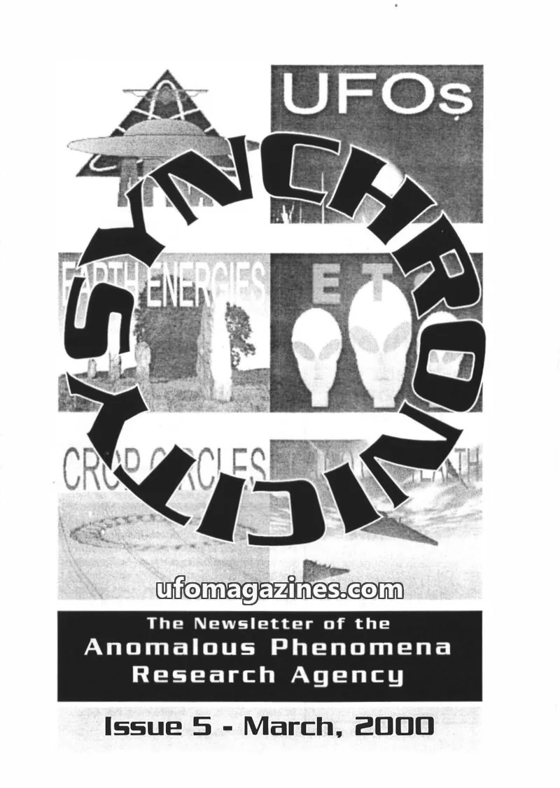 Cover of Anomalous Phenomena Research Agency (APRA) issue 5: SYNCHRONICITY