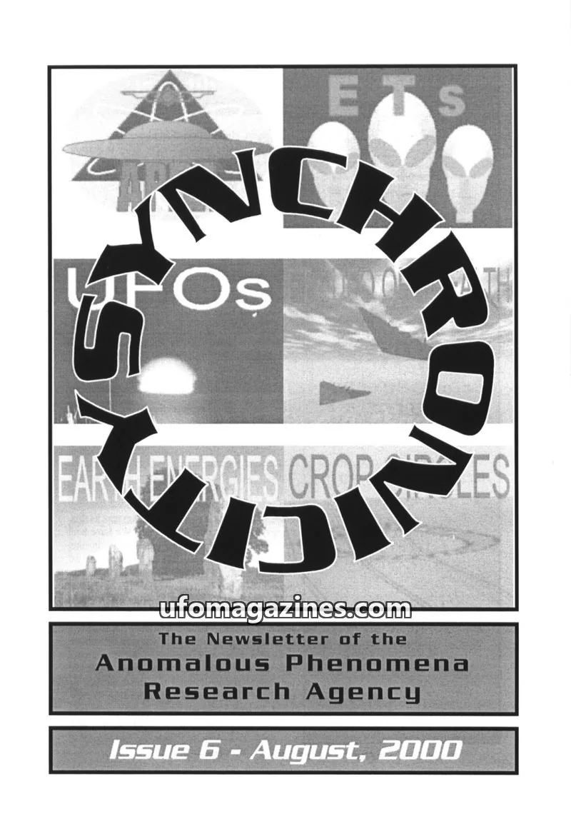 Cover of Anomalous Phenomena Research Agency (APRA) issue 6: Synchronicity
