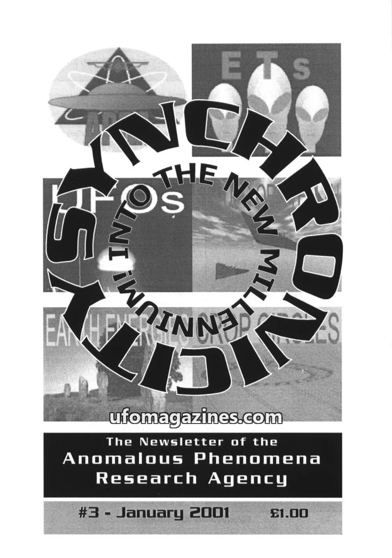 Cover of Anomalous Phenomena Research Agency issue #3: Synchronicity