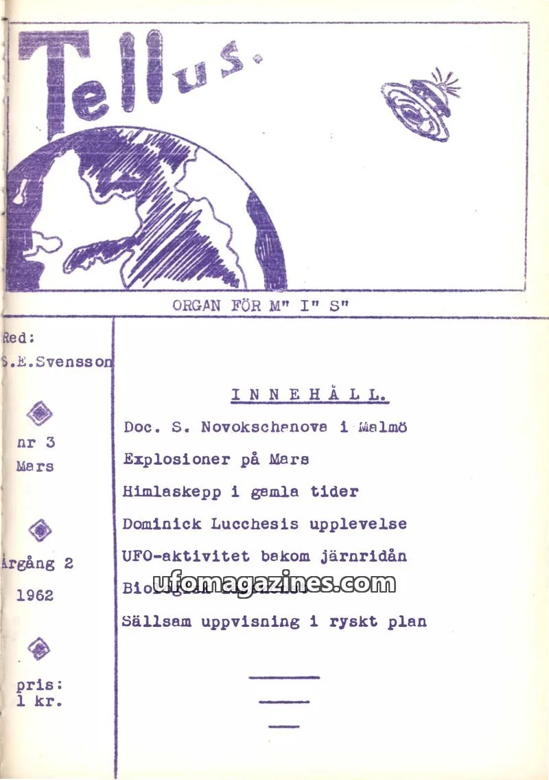 Cover of Tellus issue 3: Tellus