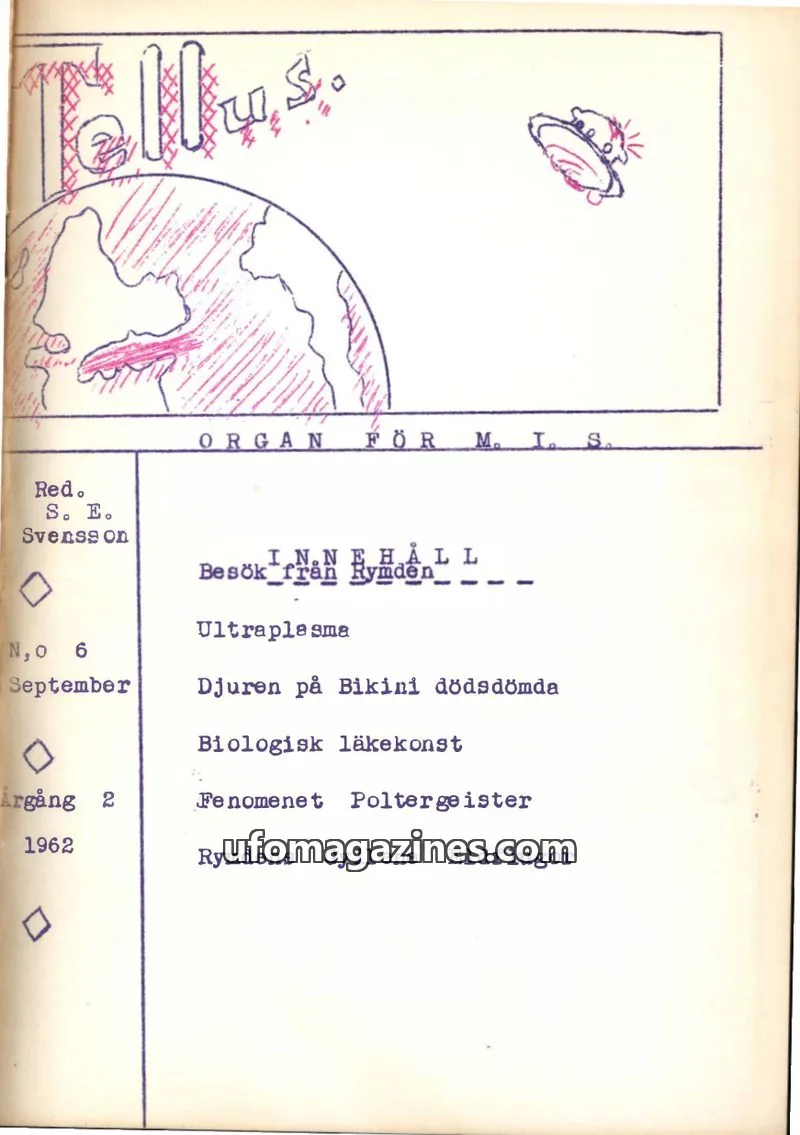 Cover of Tellus issue 6: Tellus