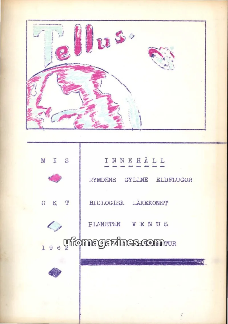 Cover of Tellus issue 1962: Tellus