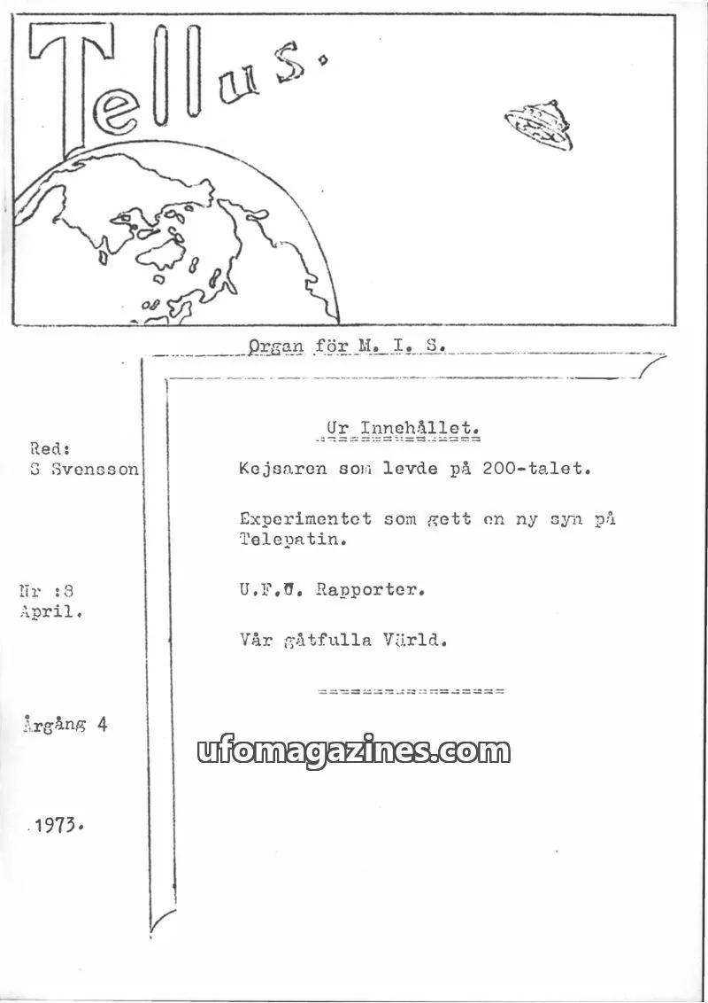Cover of Tellus issue 3: Tellus