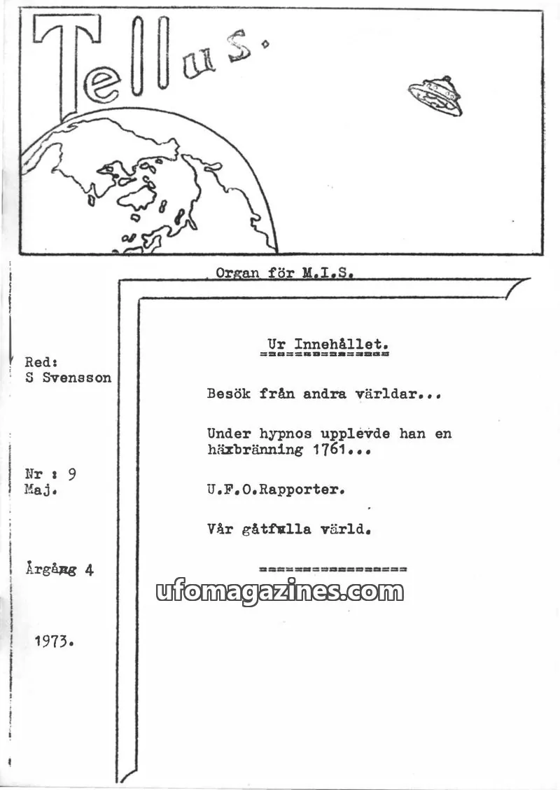 Cover of Tellus issue 9: Tellus