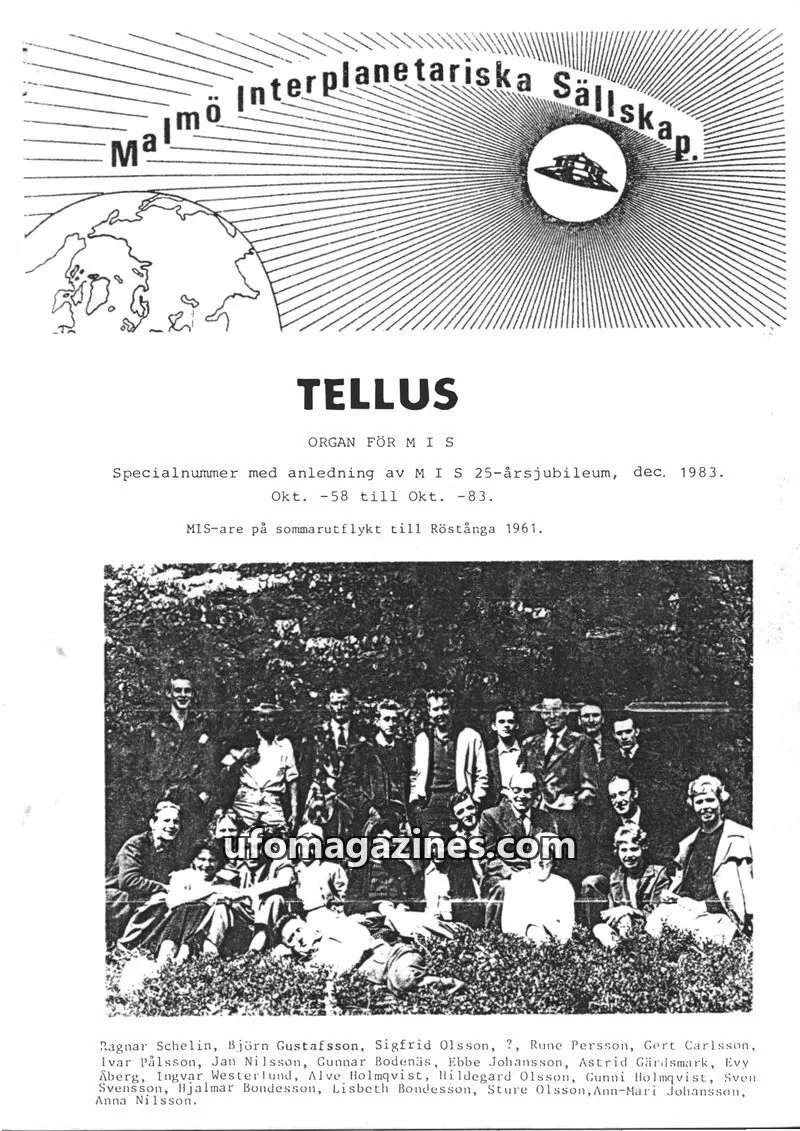 Cover of Tellus issue Specialnummer: TELLUS
