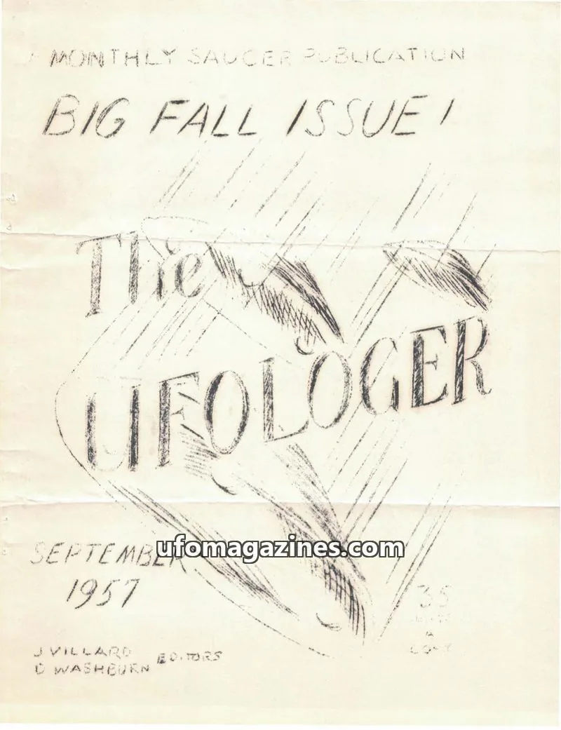 Cover of The Ufologer (Villard) issue Vol. 1, No. 4: The UFOloger