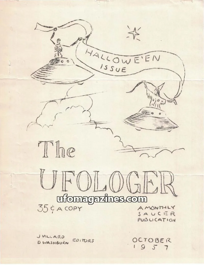 Cover of The Ufologer (Villard) issue Vol. 1, No. 5: The UFOLOGER