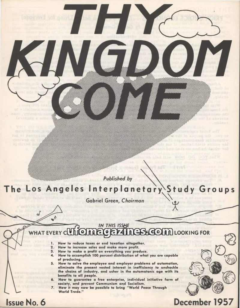 Cover of The Los Angeles Interplanetary Study Groups issue No. 6: THY KINGDOM COME