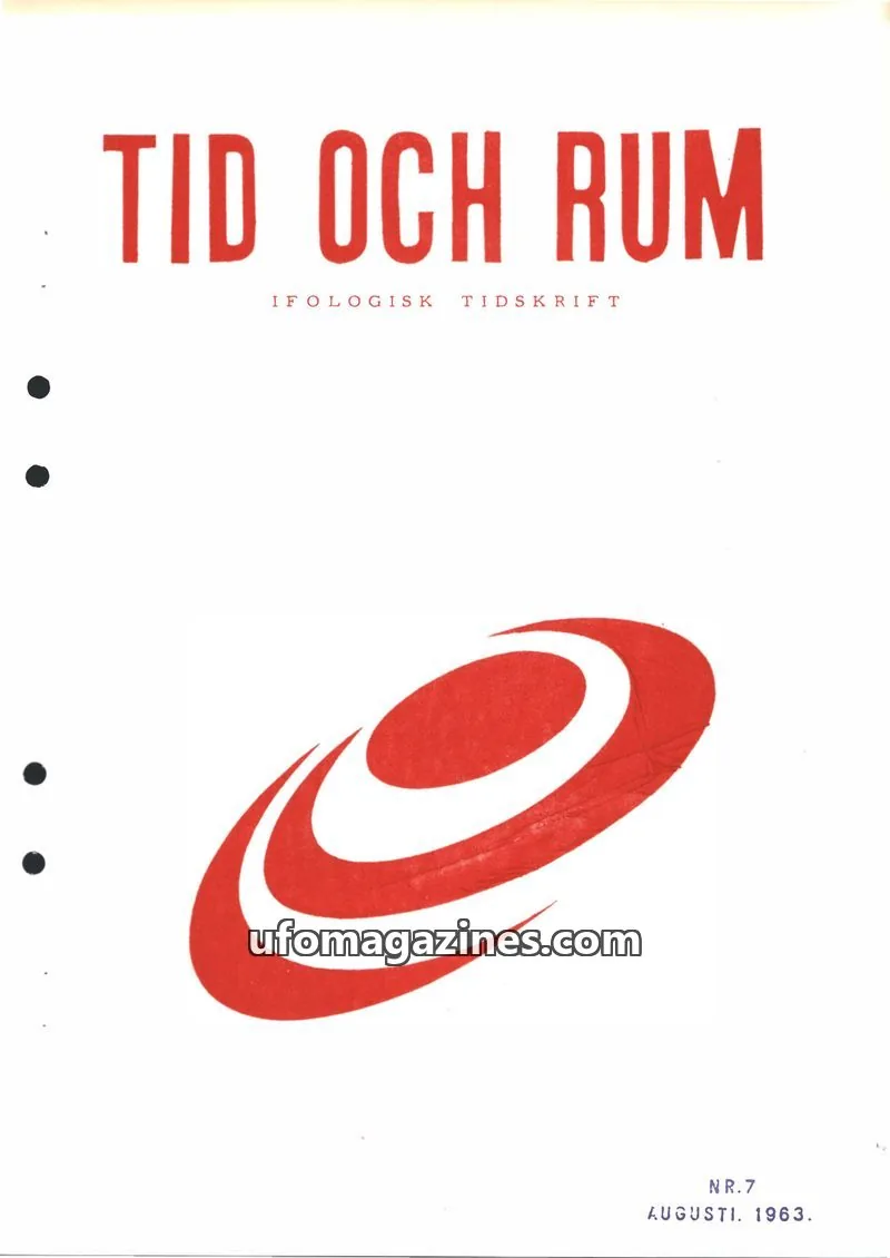 Cover of Tid och rum issue 7: TID OCH RUM