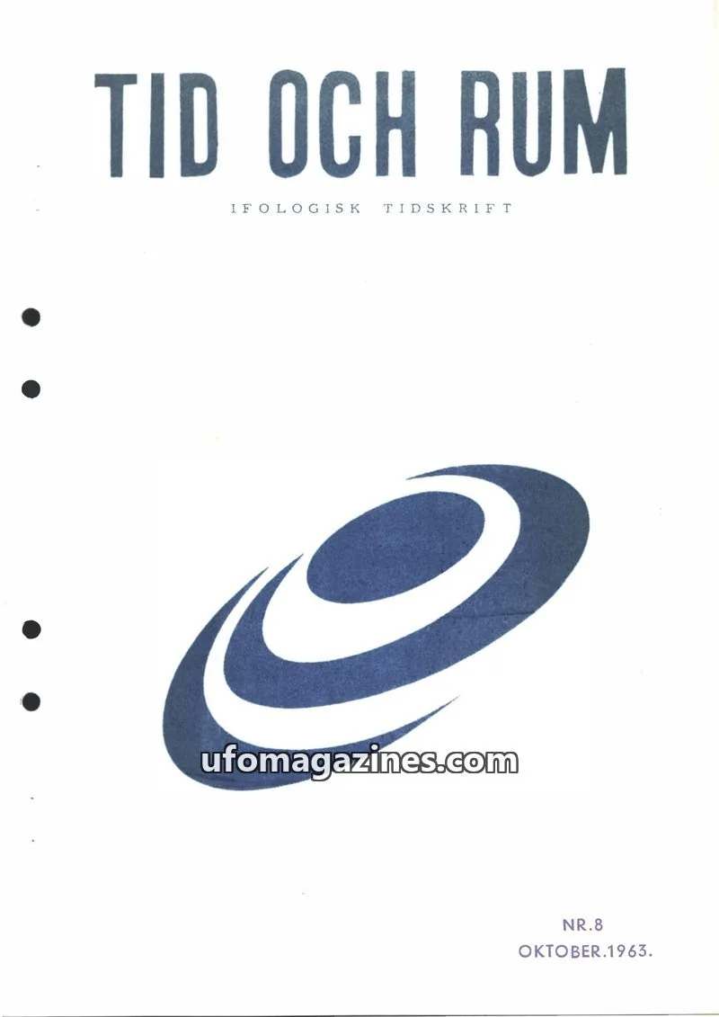 Cover of TOR issue 8: TID OCH RUM