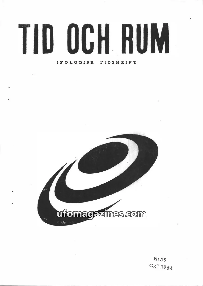 Cover of Tid och rum issue 13: TID OCH RUM