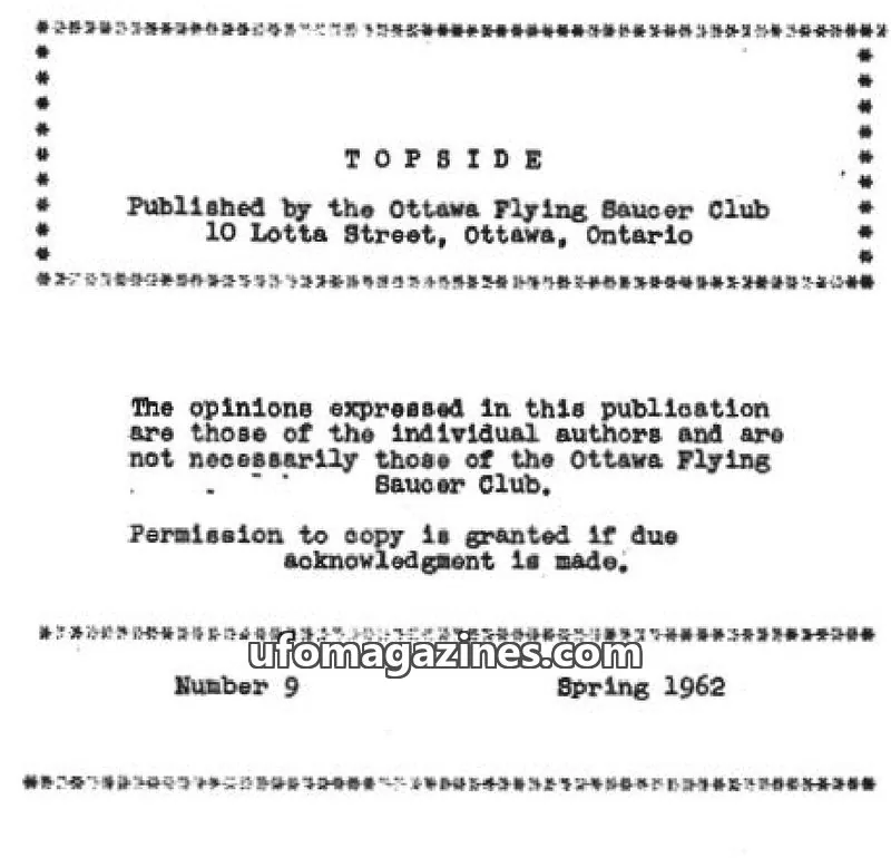 Cover of Topside (Wilbert B Smith) issue 9: TOPSIDE