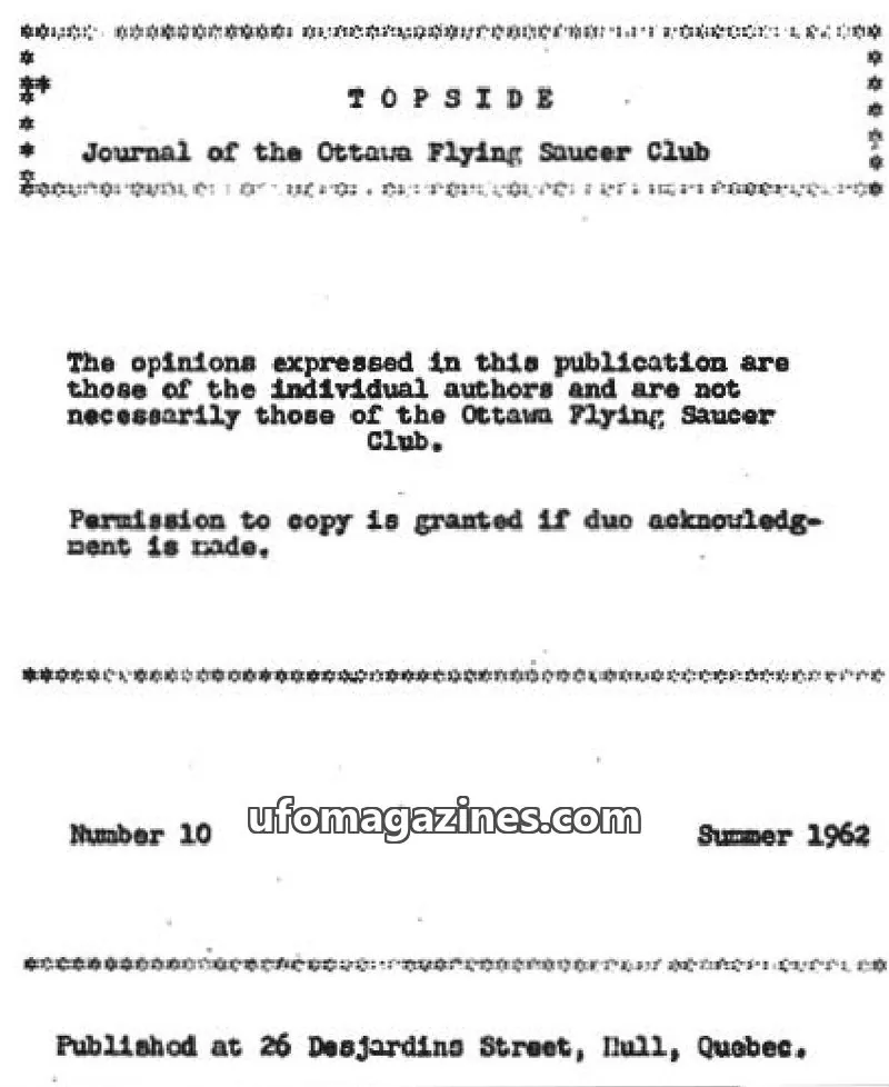 Cover of Topside (Wilbert B Smith) issue 10: TOPSIDE