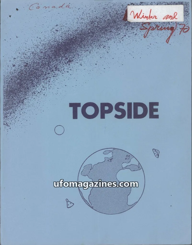 Cover of OTTAWA NEW SCIENCES AND CONTACT (CANADA) GROUP issue 33: TOPSIDE