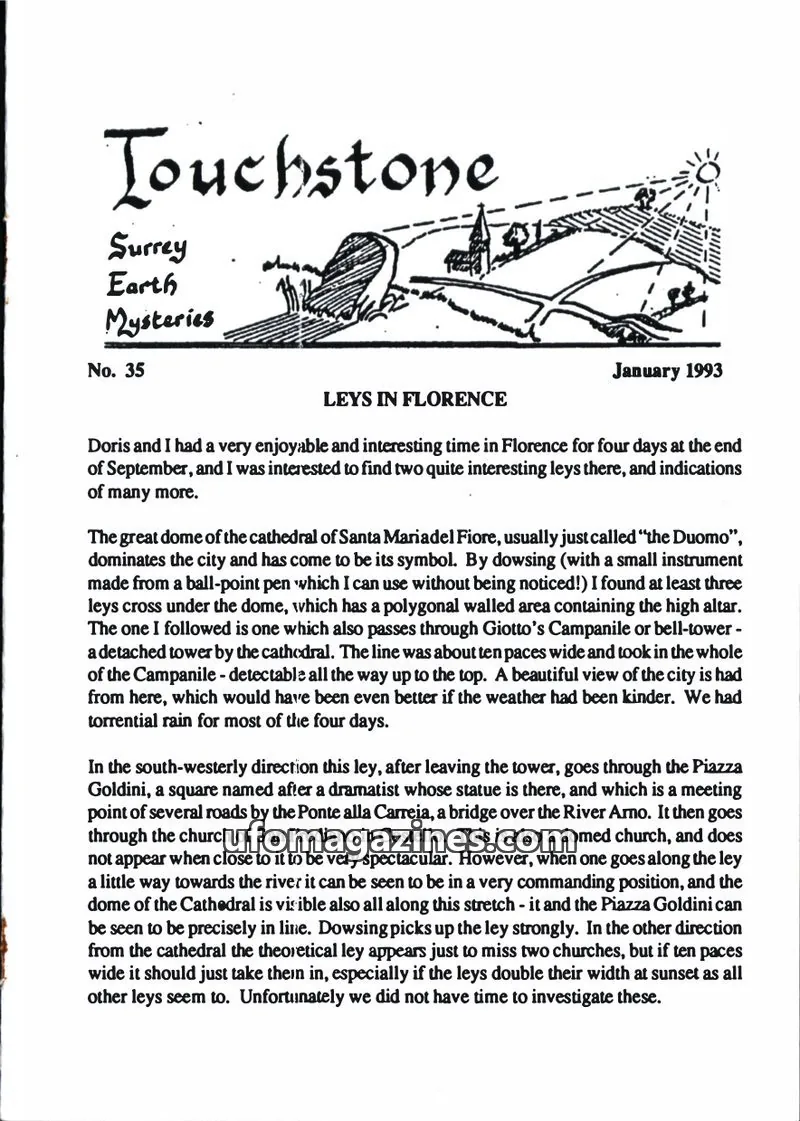 Cover of Touchstone (Jimmy Goddard) issue 35: Touchstone