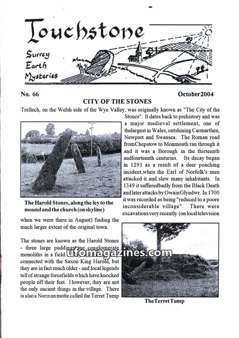Cover of Surrey Earth Mysteries Group issue 66: Touchstone
