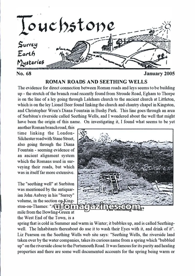 Cover of Surrey Earth Mysteries Group issue 68: Touchstone