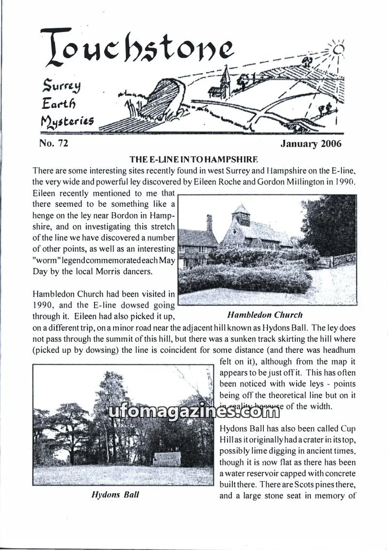 Cover of Surrey Earth Mysteries Group issue 72: Touchstone