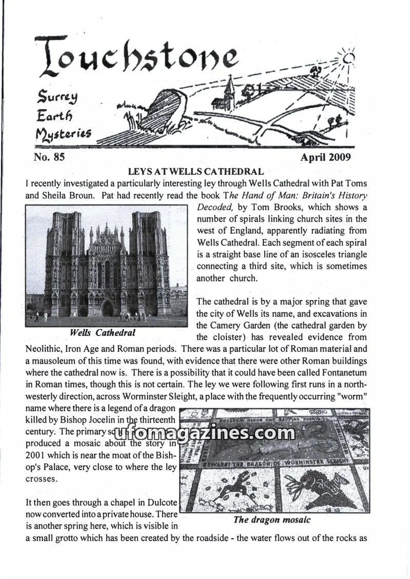 Cover of Surrey Earth Mysteries Group issue 85: Touchstone