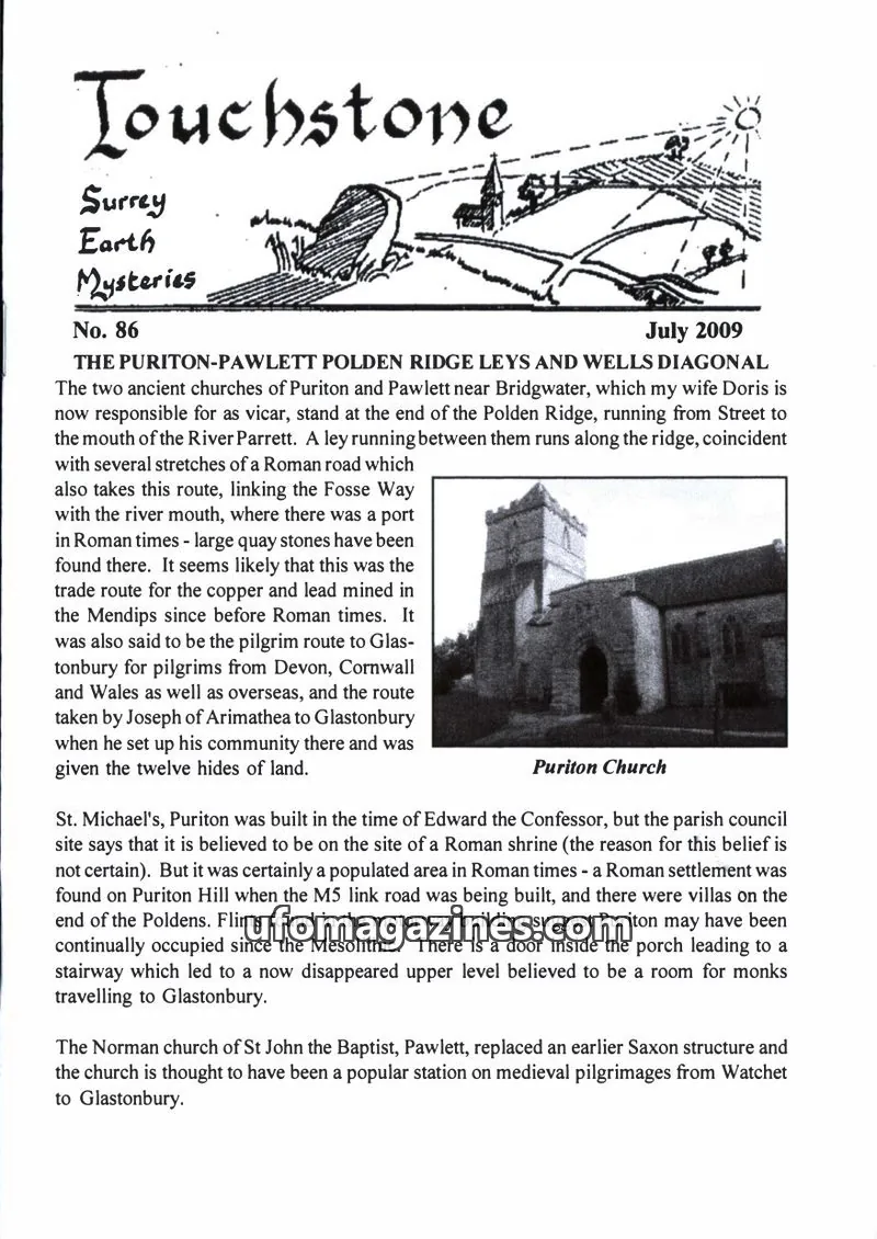 Cover of Surrey Earth Mysteries Group issue 86: Touchstone