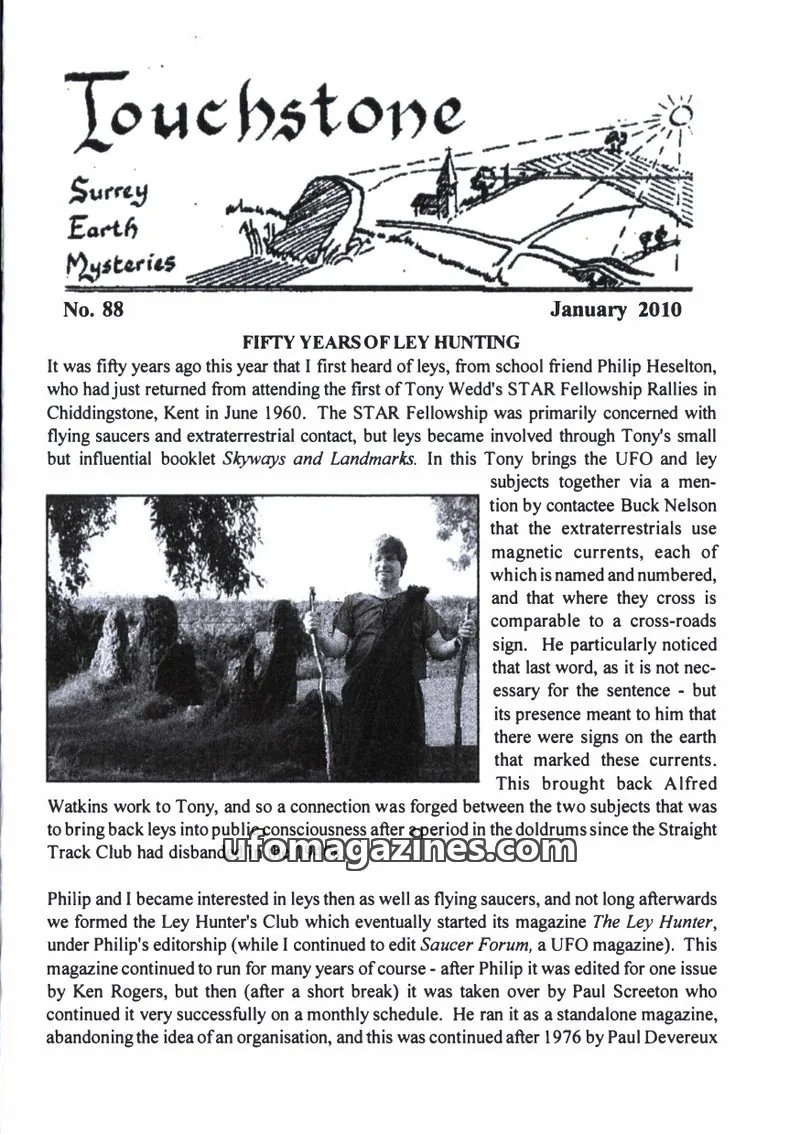 Cover of Surrey Earth Mysteries Group issue 88: Touchstone