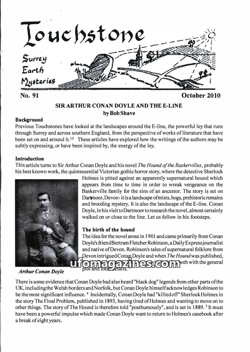 Cover of Surrey Earth Mysteries Group issue 91: Touchstone